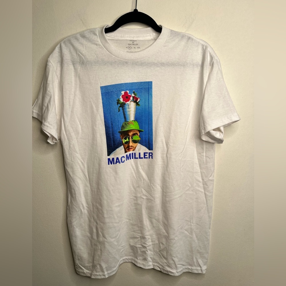 Product By Mac Miller White Graphic Mac Miller Short Sleeve T-Shirt - M